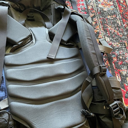 Arc'teryx Bora 65 Backpack in green color on a white background